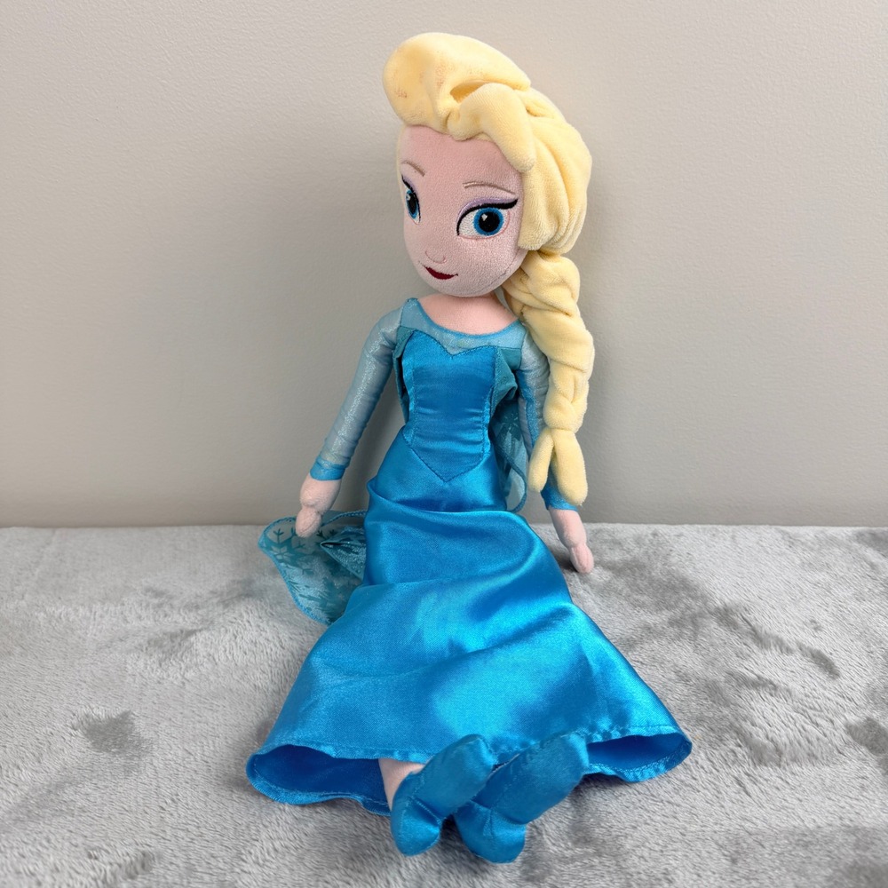 Disney Frozen Elsa Plush Doll Disney Collection KD121526 Blue 16 Inch Kids Toy
